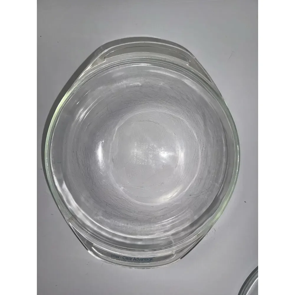 Pyrex Clear Advantage 2-quart casserole dish (#024 F-7) with lid